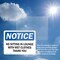 Signmission No Sitting In Lounge With Wet Clothes Thank You, 14 in W x Rectangle, Plastic OS-2PACK-NS-P-1014-L-14794 - alternate 5